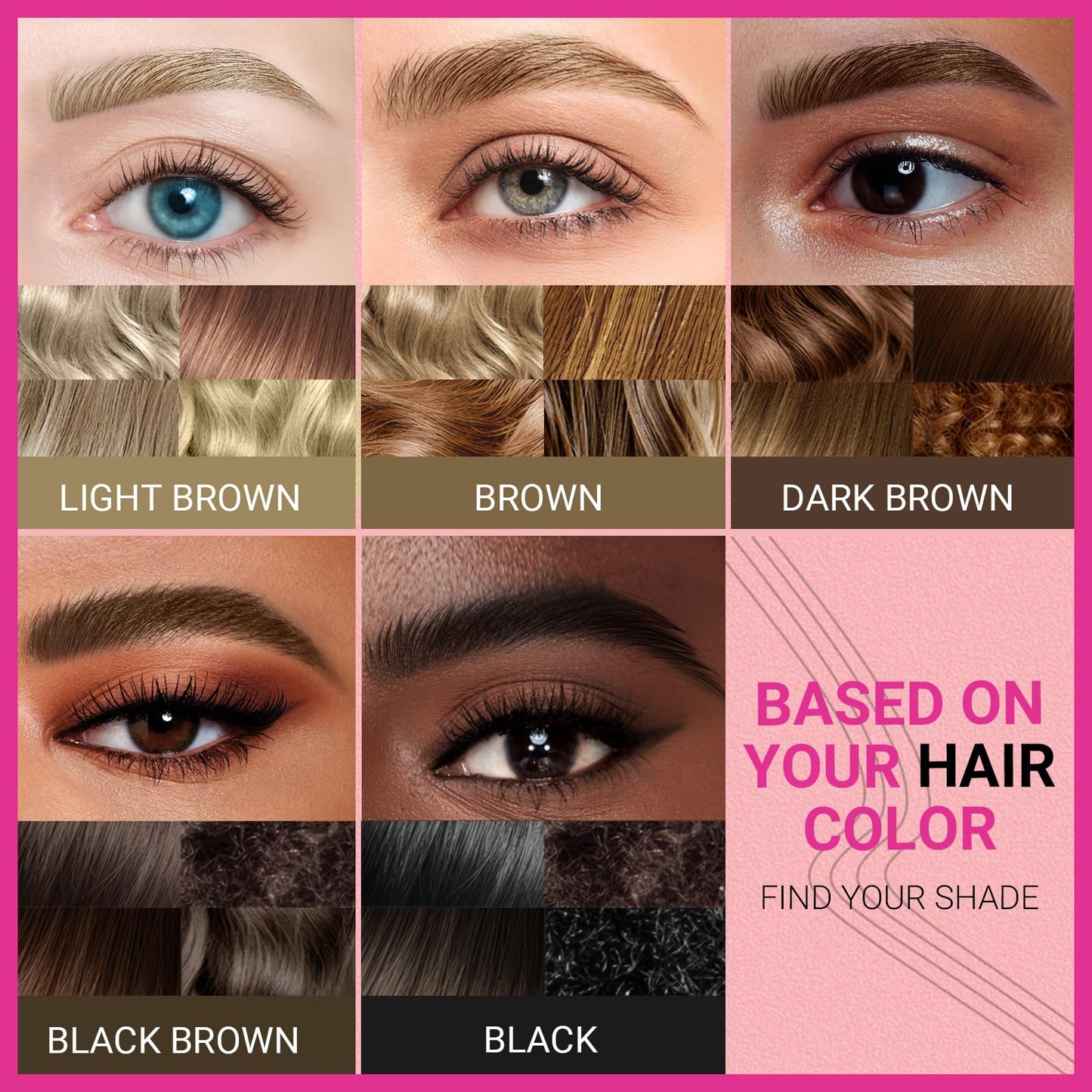iMethod Eyebrow Pen - Eyebrow Pencil Dual-Ended Eye Brow Pencils for Women with 4-Fork-Tip & Precise Brush-Tip Create Natural Hair-Like Brows, Last All-Day