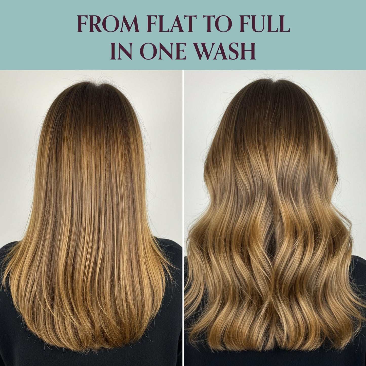 hOURS High Noon Volumizing Shampoo for Fine & Thin Hair - Weightless Sulfate-Free Cleanser with Pea Protein & Arginine - Boosts Fullness, Strength & Body - Color-Safe Formula for Lifted Hair 8oz