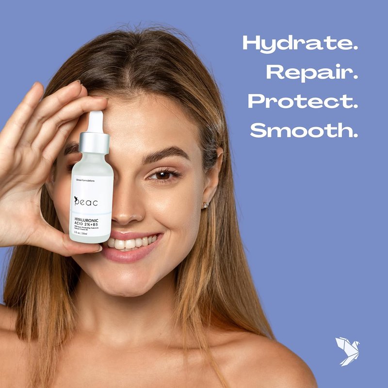 Hyaluronic Acid Serum 2% + B5 - Hydrating & Lightweight Moisturizer | 60ml for All Skin Types