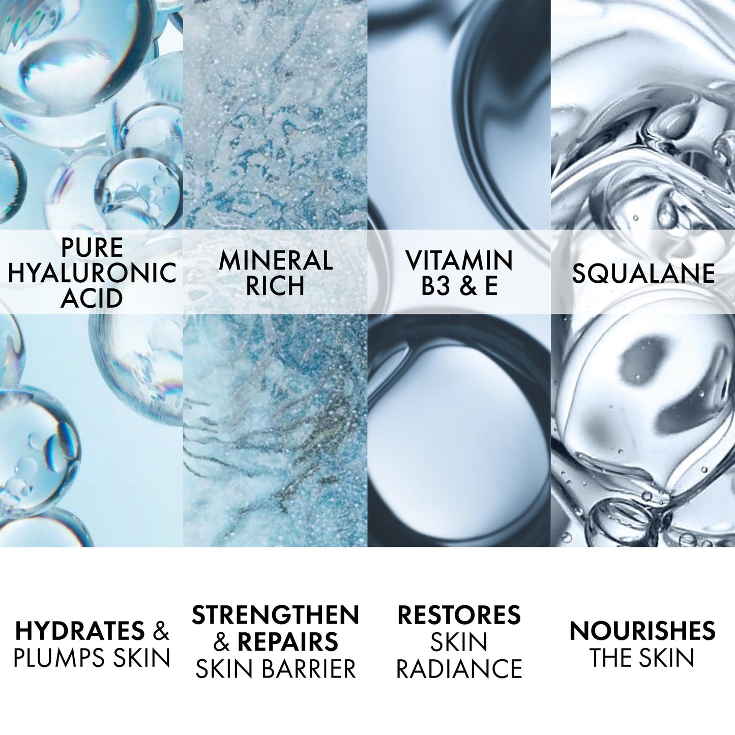 Vichy Mineral 89 Fortifying & Hydrating Daily Skin Booster 50ml, Pure Hyaluronic Acid Serum For Face, Plumps & Hydrates, Repairs Skin Barrier, Lightweight Moisturizing Gel, Fragrance Free & Oil-Free