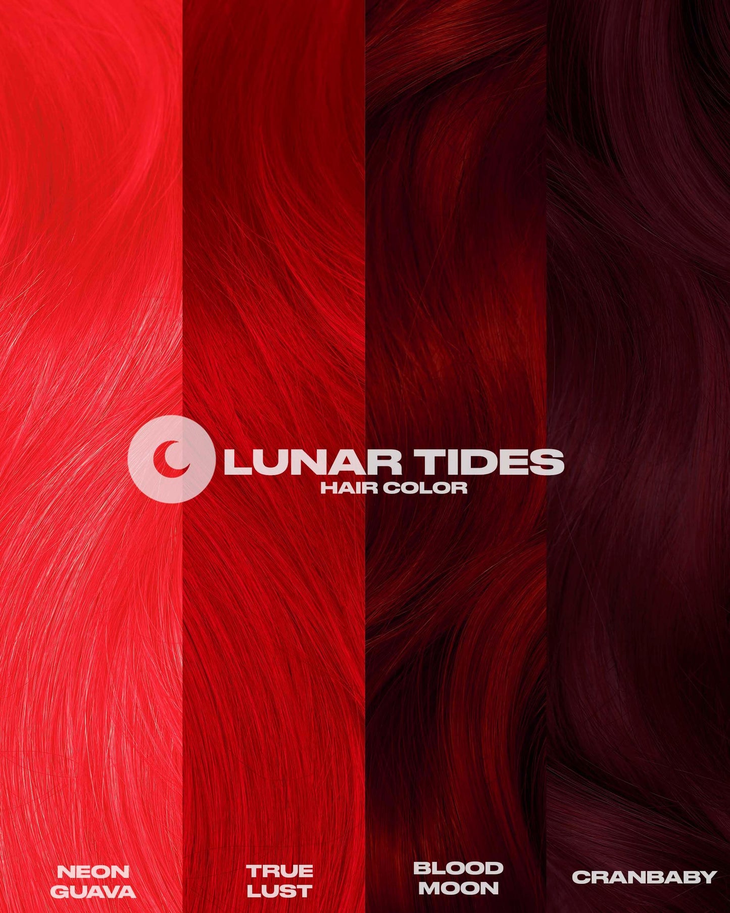 Lunar Tides Semi-Permanent Hair Color (43 colors) (Blood Moon, 4 fl. oz.)