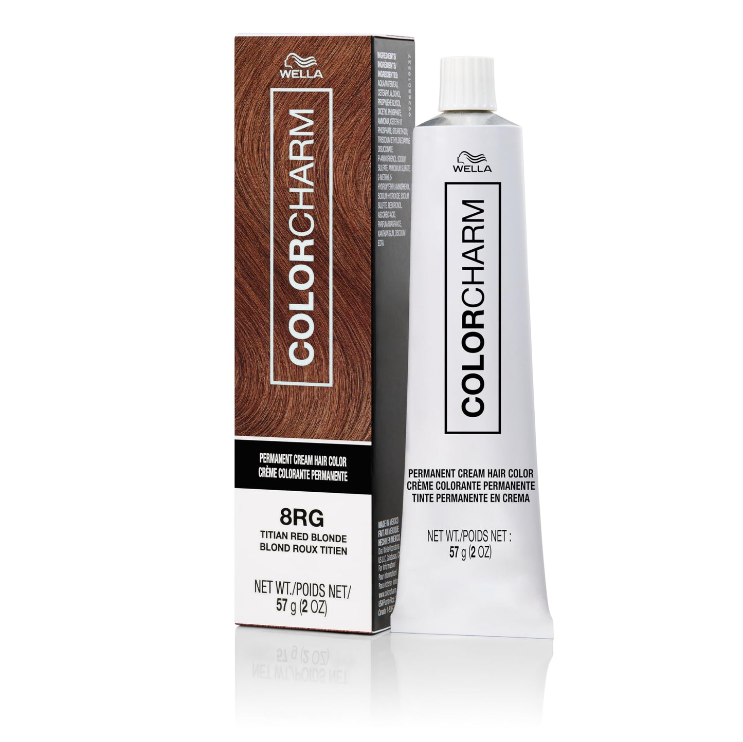 COLORCHARM Permanent Cream Hair Dye | Red Violet Color | 100% Gray Coverage