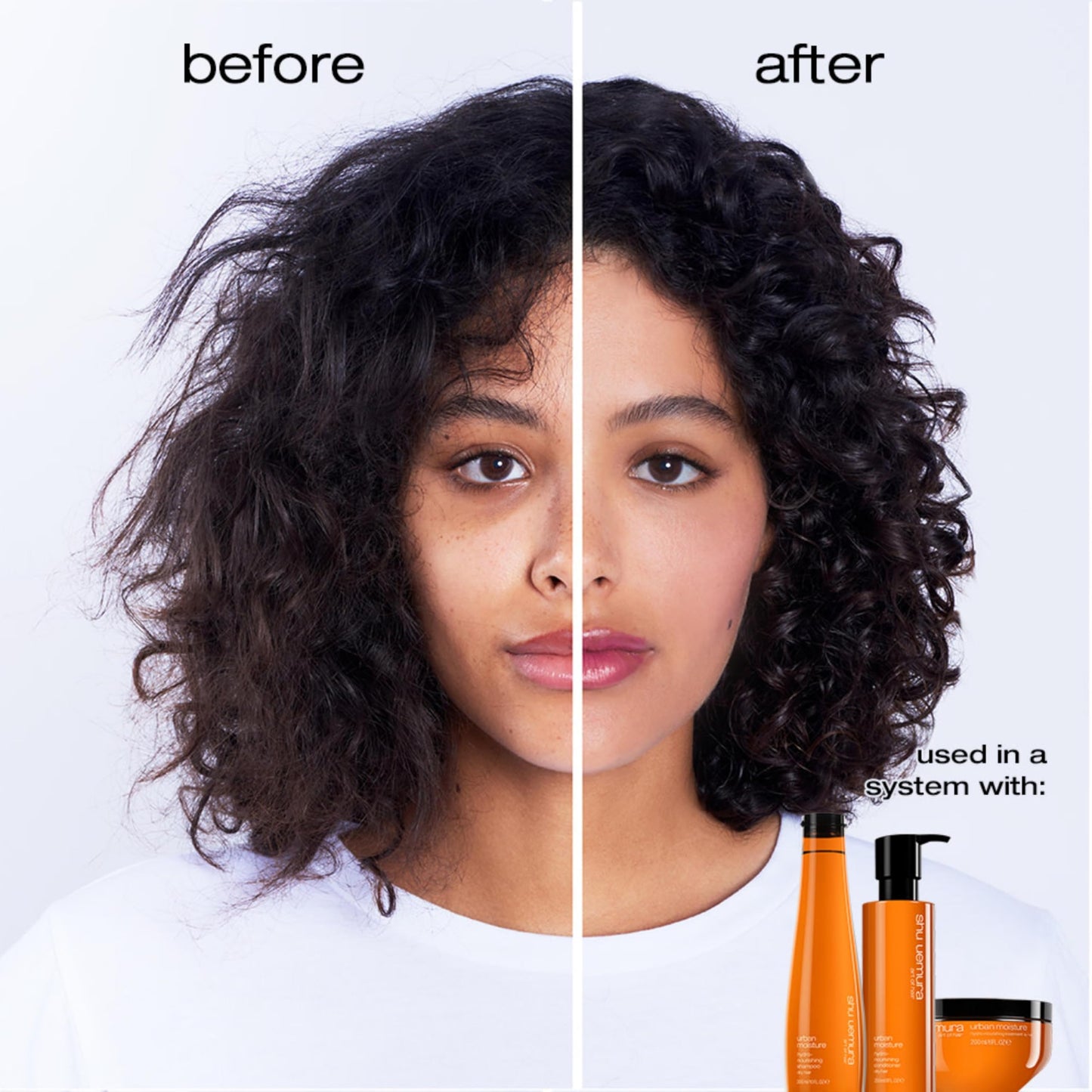 shu uemura art of hair Urban Moisture Deep Hydration Shampoo - Intensely Nourishes and Cleanses, Reduces Frizz and Adds Shine, 10 Fl Oz