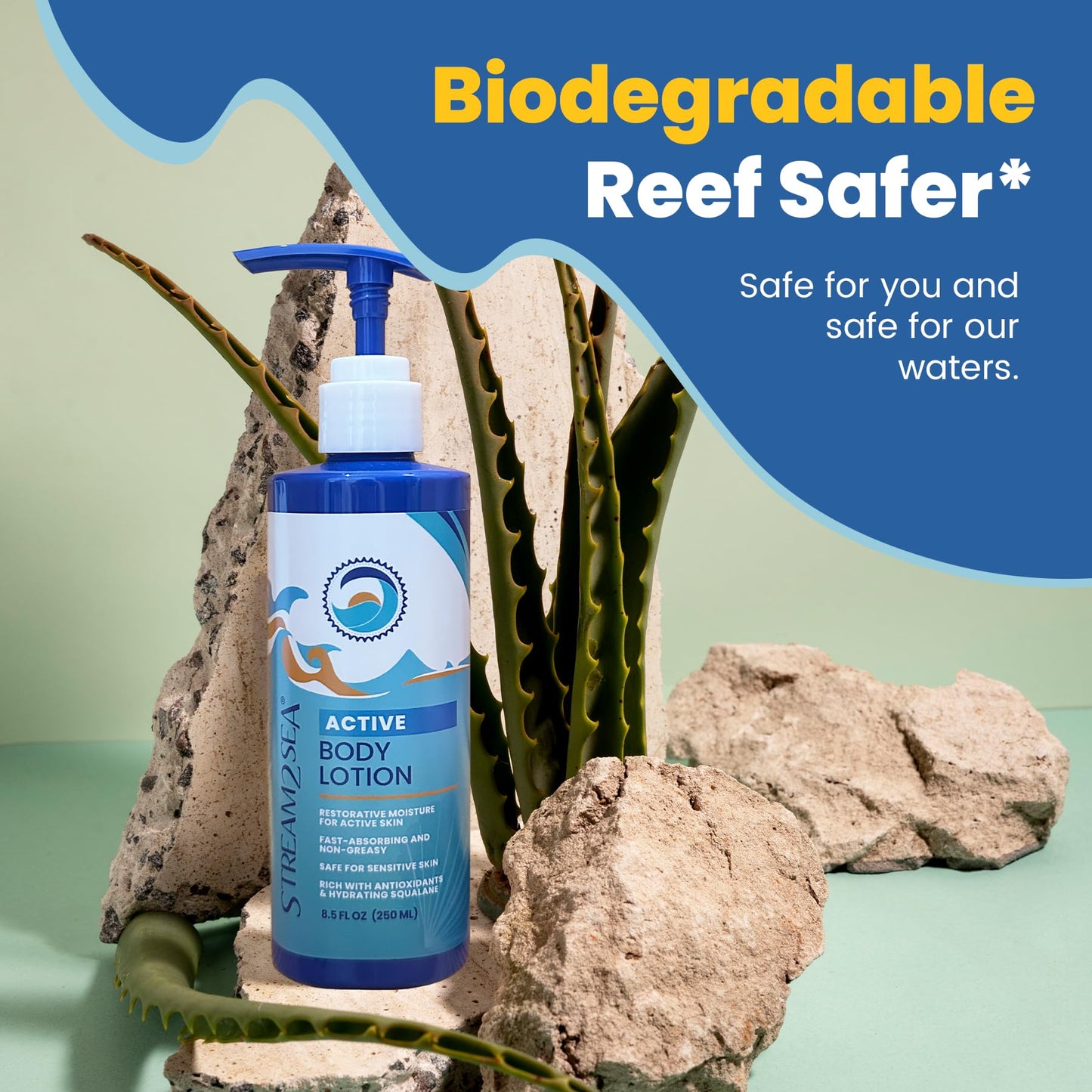 STREAM 2 SEA Nourishing Body Lotion, 32 Fl oz, Reef Safe, Paraben Free