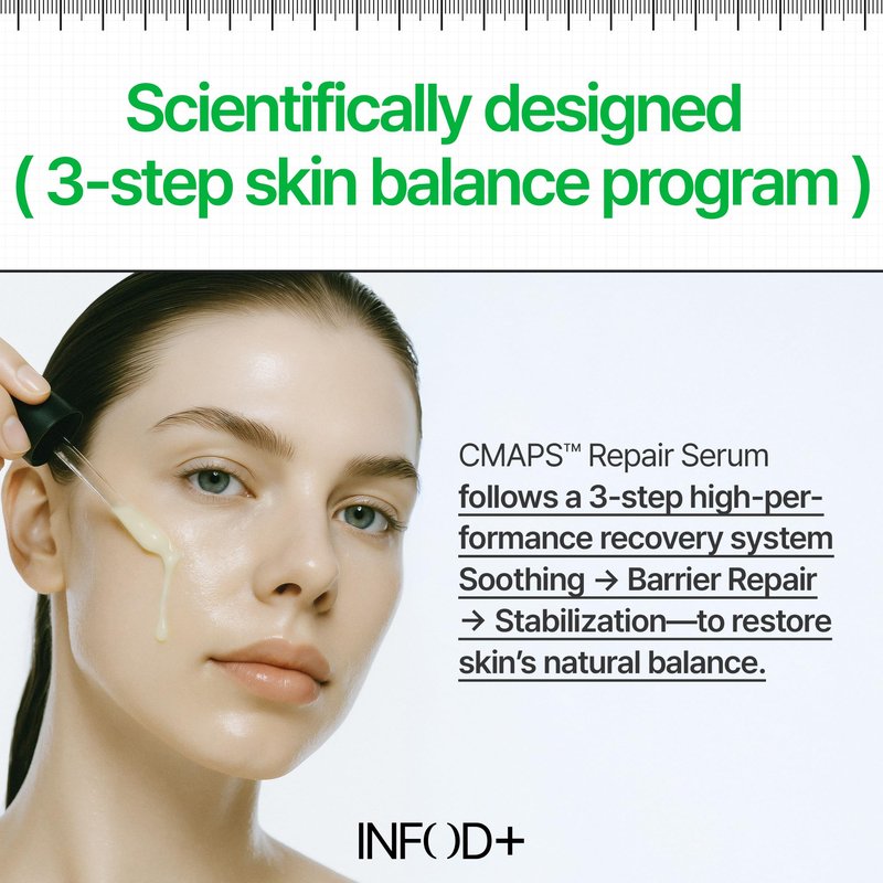 INFODPLUS Advanced Repair Serum Aloe Vera Adenosine Facial Serum, Soothing, Calming, Redness Relief, Barrier Care, Deep Hydration, Glowy Firming for Sensitive Dry Skin, Korean skincare 1.01 fl oz