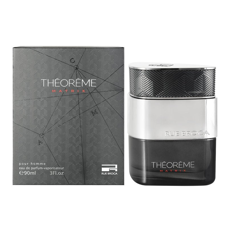 Rue Broca Theoreme Matrix Eau de Parfum Spray For Men, 3.0 Fl. Oz – Fruity, Woody & Spicy Scent for Men