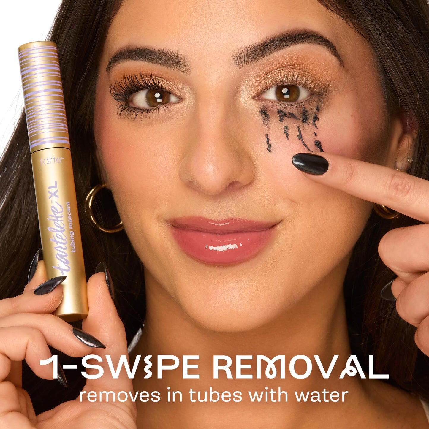 tarte tartelette XL tubing mascara – Lash Extensions in a Tube with Peptide, Extra-Bold Buildable Length & Volume, Smudge-Proof Longwear, Easy-to-Remove, Vegan & Cruelty-Free, full size, black