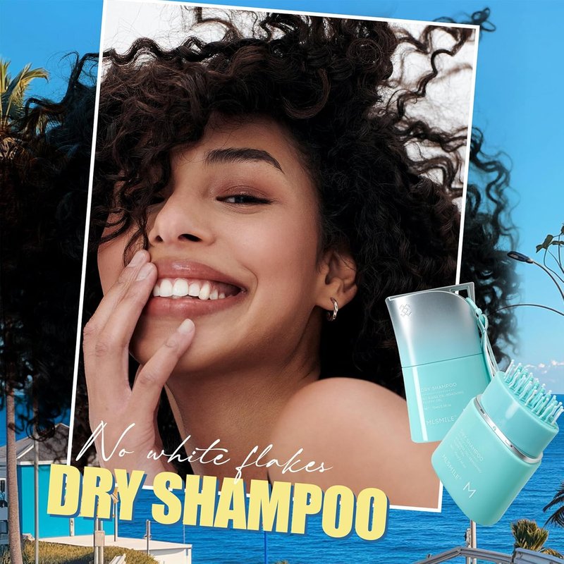 Leave-In Dry Shampoo Gel - 48H Oil Control with Natural Botanicals | Travel-Friendly for Oily Hair