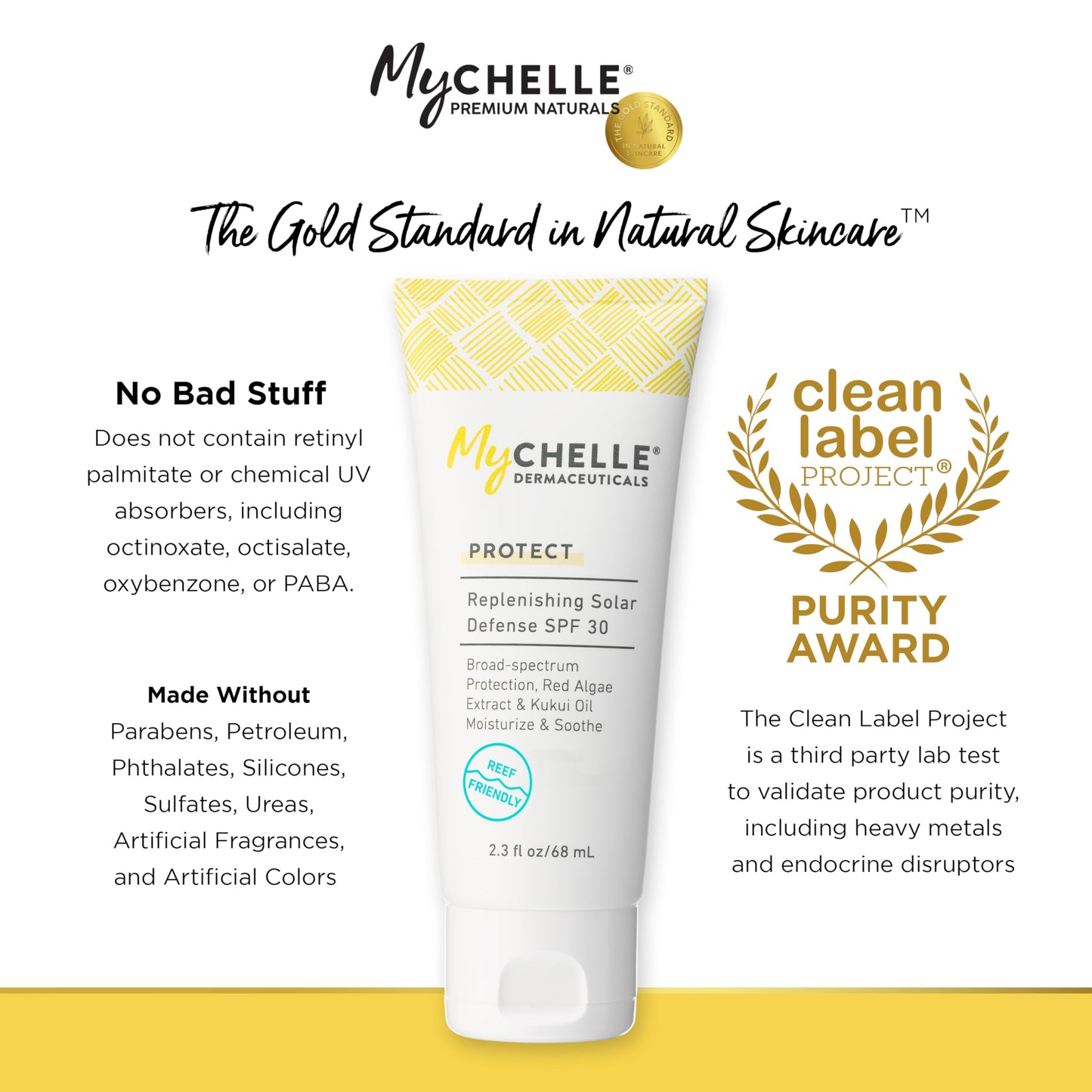 Mychelle Dermaceuticals Sun Shield Stick Spf 50 Non-Tinted (0.52 Oz)-Natural Liquid Zinc Sunscreen Vitamin E and Jojoba-Water Resistant up to 80 Minutes- Sunscreen for Face,Reef Safe,Safe for Children