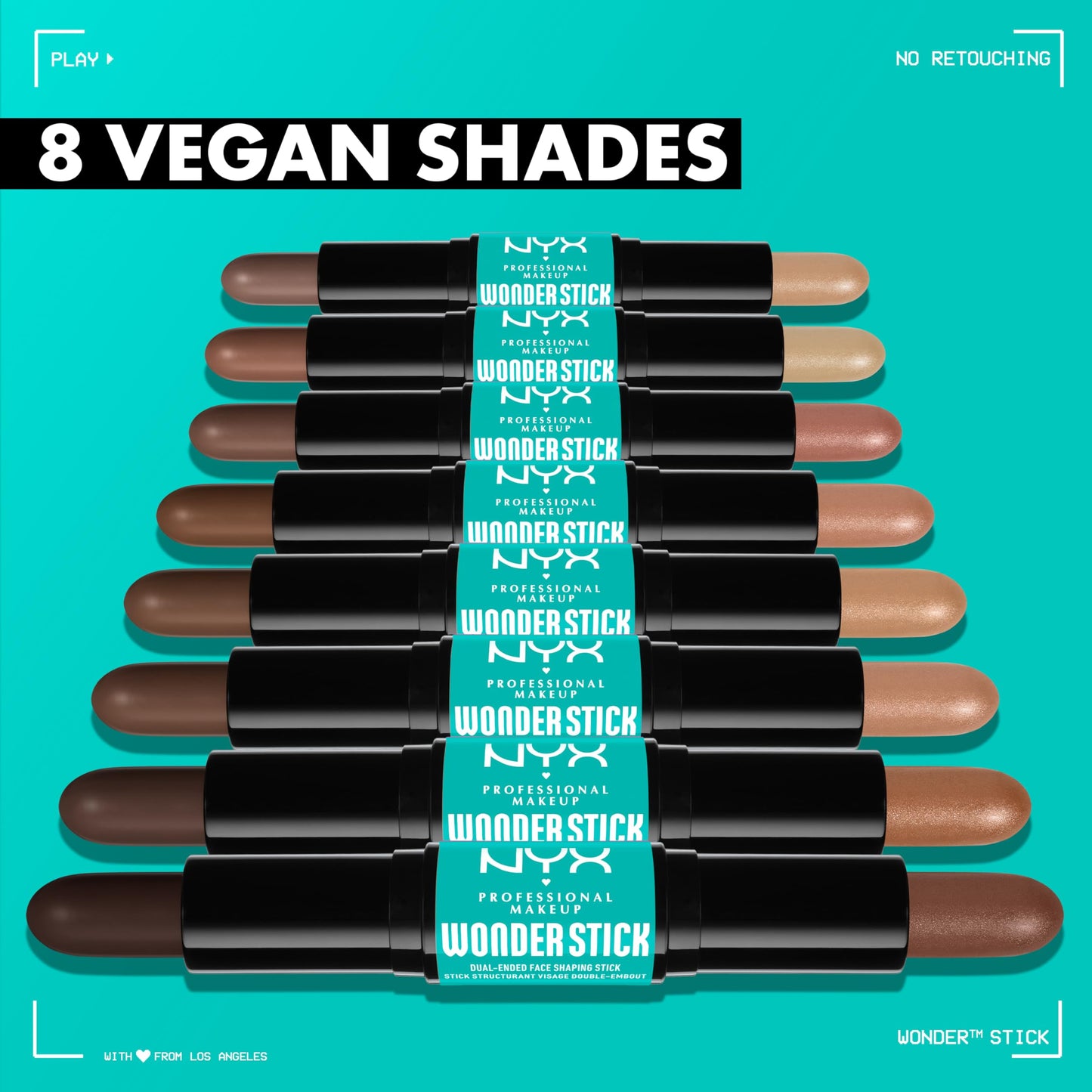 NYX PROFESSIONAL MAKEUP Wonder Stick, Face Shaping & Contouring Stick - Fair