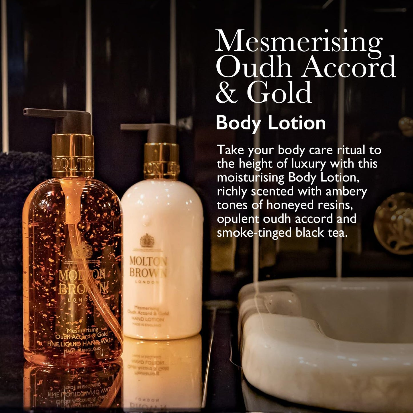 Molton Brown Mesmerising Oudh Accord & Gold Body Lotion 10 fl. oz.