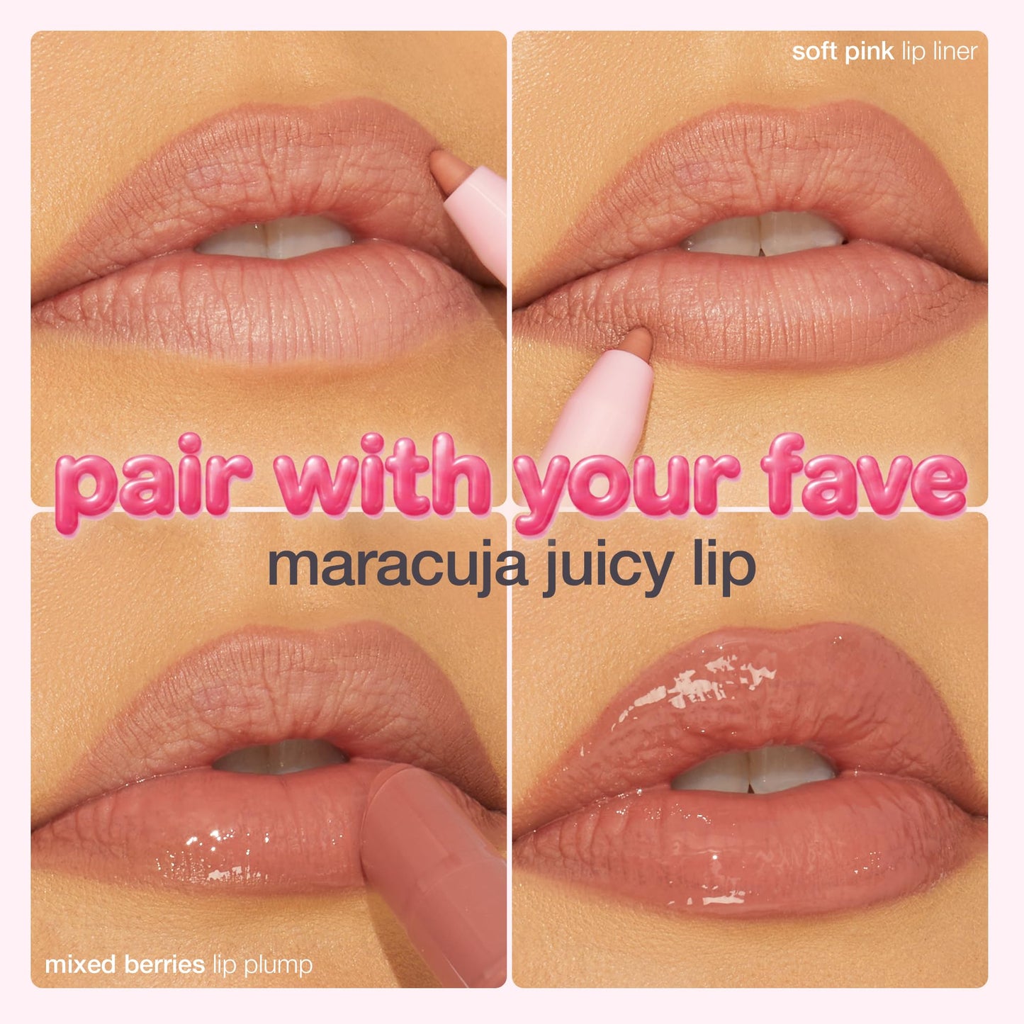 tarte maracuja juicy lip liner – Creamy, Matte, Lip Liner with Hyaluronic Acid with Vitamin E, Vegan & Cruelty-Free, full size, buff