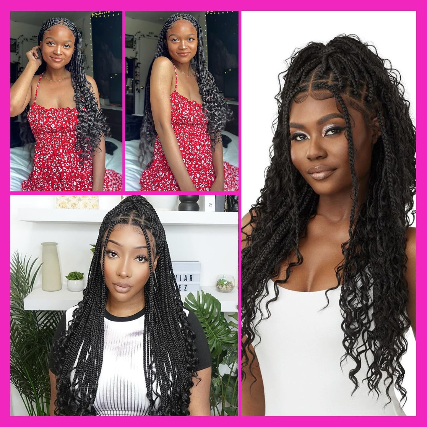 100 Percent Human Braiding Hair for Boho Braids 110g 20 Inch 12A Deep Water Wave Bulk Human Hair for Braiding Extensions Bohemian Curly Braids No Weft 3 Bundles Knotless Wet and Wavy Natural Color