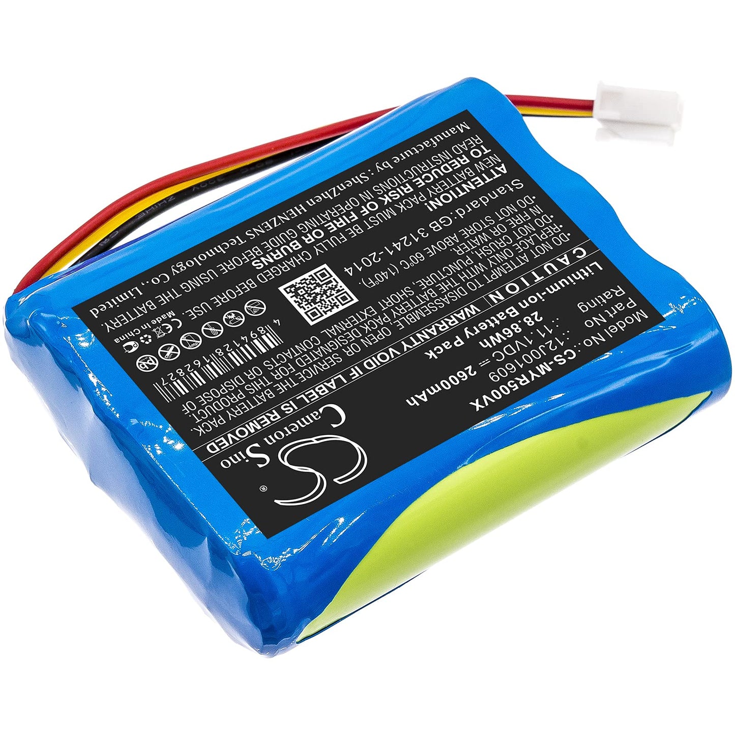 BCXY Battery Replacement for Moneual Everybot RS500 Everybot RS700 12J001609