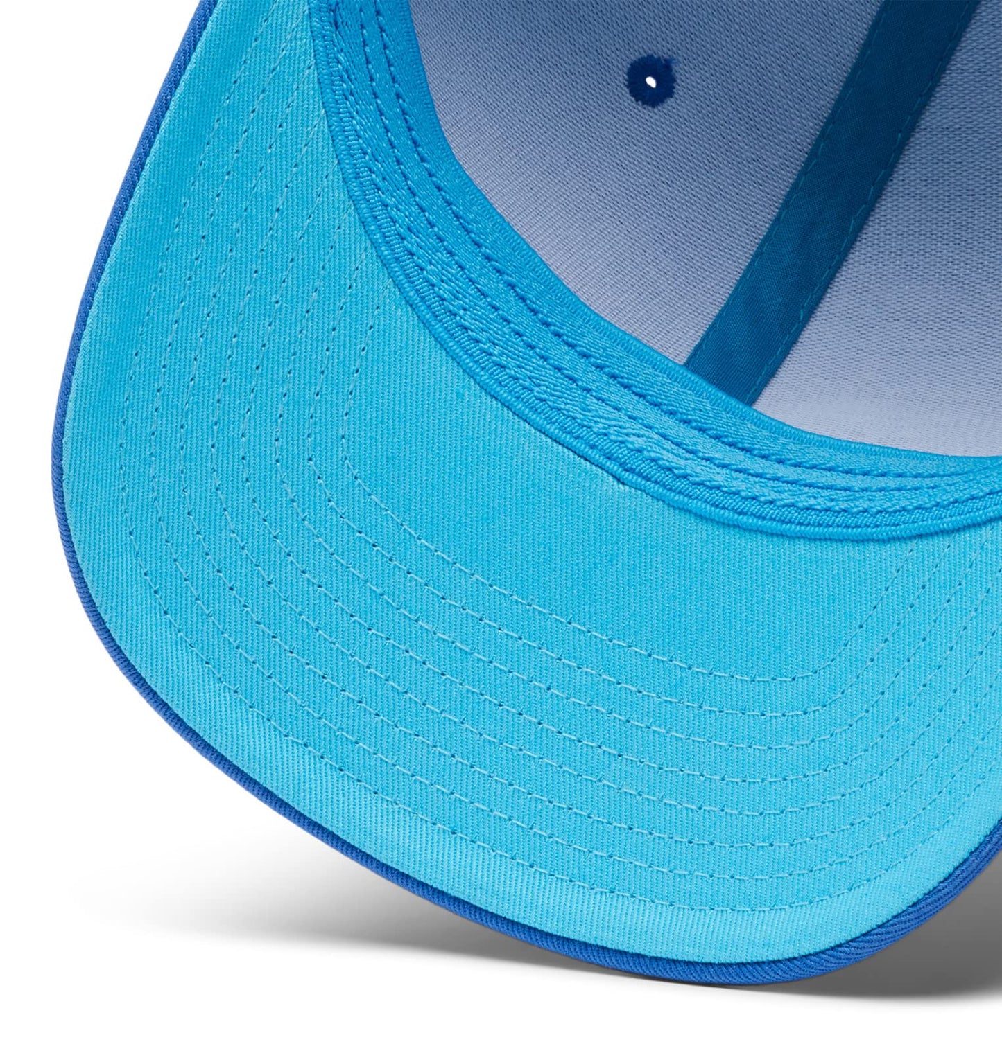 Columbia Unisex PFG Logo Mesh Ball Cap - High Crown, Vivid Blue, XX-Large