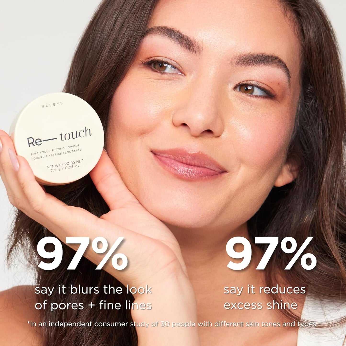 Haleys Translucent Face Powder - Loose Setting Makeup for Blurring & Oil Control | Honey Shade, Non-Caking, All-Day Wear