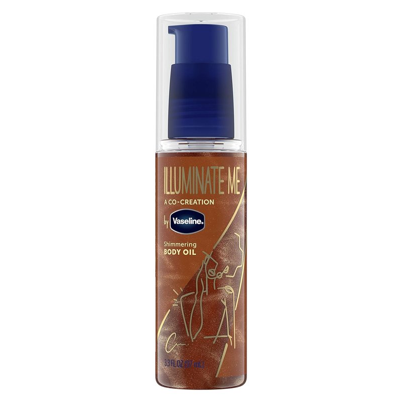 Illuminate Me Shimmering Body Oil - Perfect for Melanin Rich Skin | 3.3 oz Glowing Finish