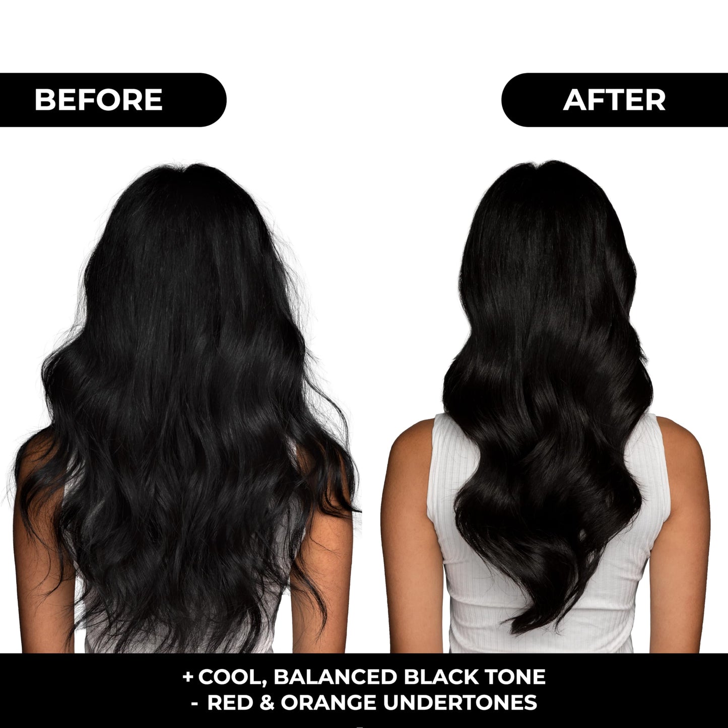 naissant Cool Black Hair Toning Mask | Ultra High-Purity Pigments | Neutralizes Red & Orange Undertones | Hyaluronic Acid, Collagen & Biotin | Paraben, Ammonia & Sulfate Free | 10.1 Fl. Oz
