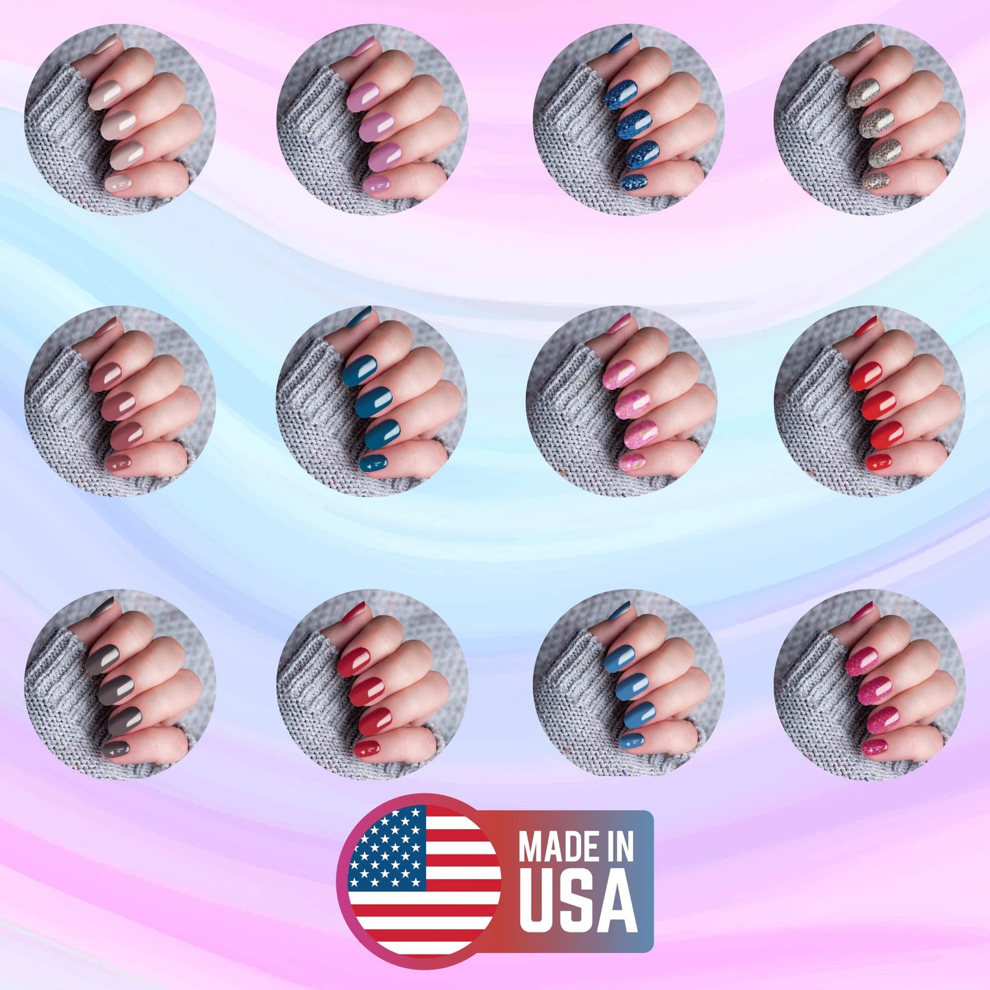 Mia Secret Nail Art Powder - Guilty Collection (12 PC)…