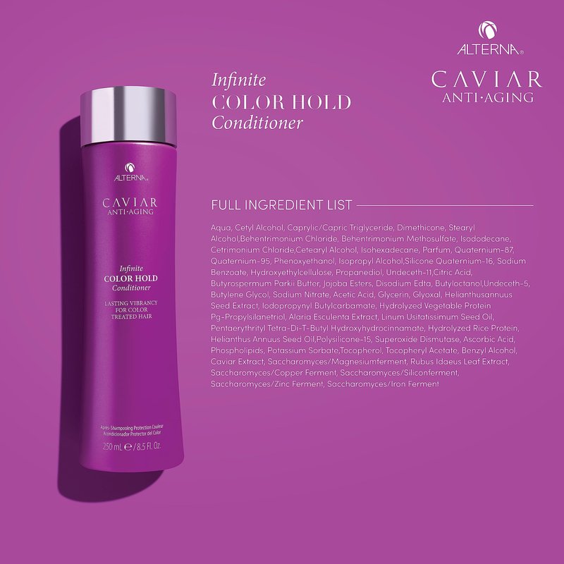 Alterna Caviar Anti-Aging Infinite Color Hold Conditioner | For Color Treated Hair | Minimizes Color Fade | Sulfate Free, 8.5 Fl. Oz.