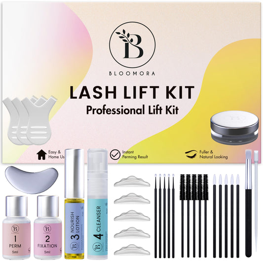 Lash Lift Kit, Beginner/Professional Lash Lamination Kit, Safe & Effective Eyelash Lift, Lasts 6-8 Weeks, 15 Applications - LK2