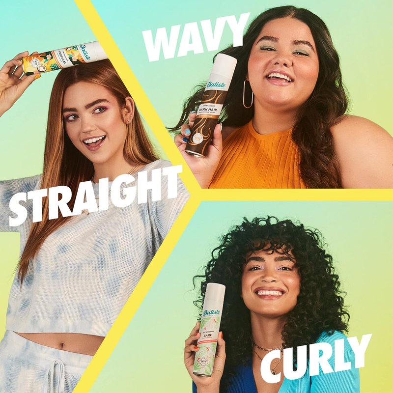 Batiste Dry Shampoo Tropical - Refreshing Hair Cleanser | 6.73 Ounce (Pack of 2)