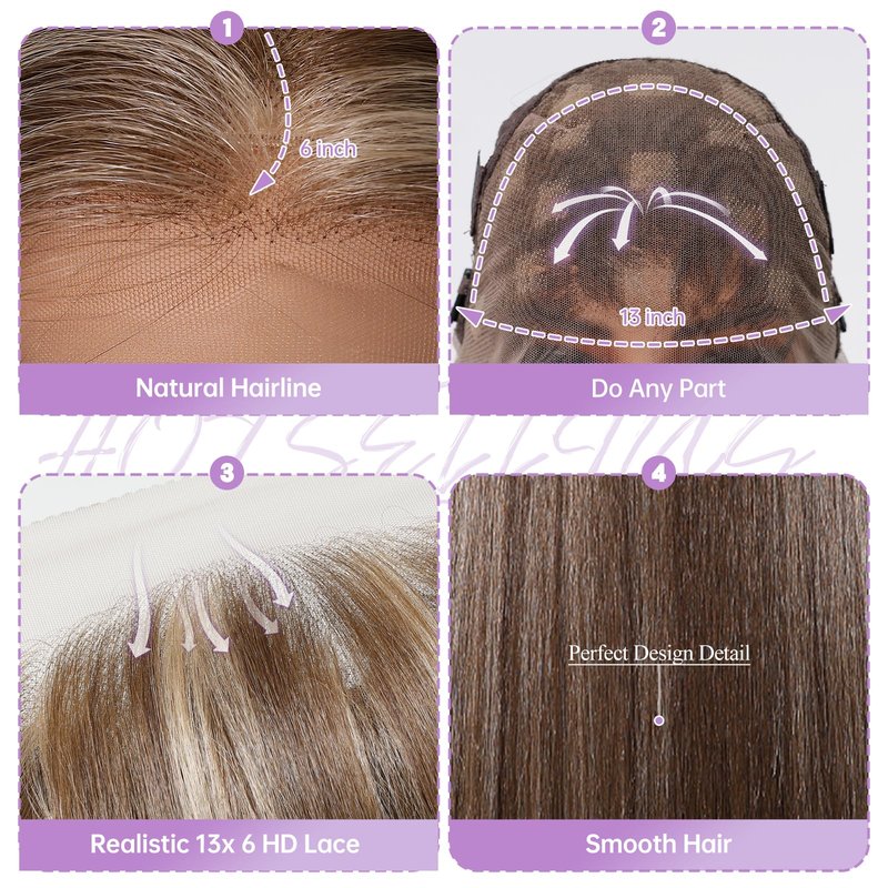 testar Black Lace Wigs 13x6 HD Lace Frontal Straight Wigs with Baby Hair 30 Inch Natural Black Lace Wig Synthetic Wig for Women Daily Use
