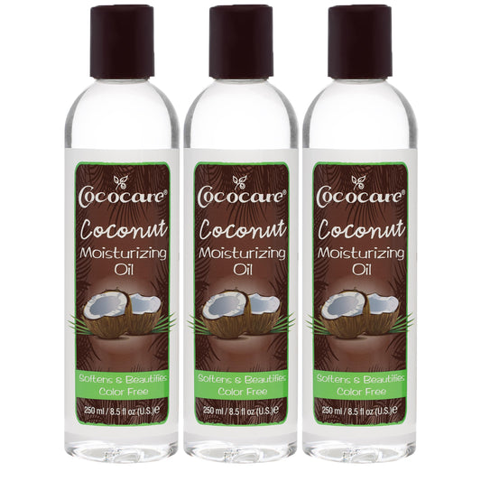 Cococare Coconut Moisturizing Oil 8.5 Ounce (260ml) (Pack of 3)