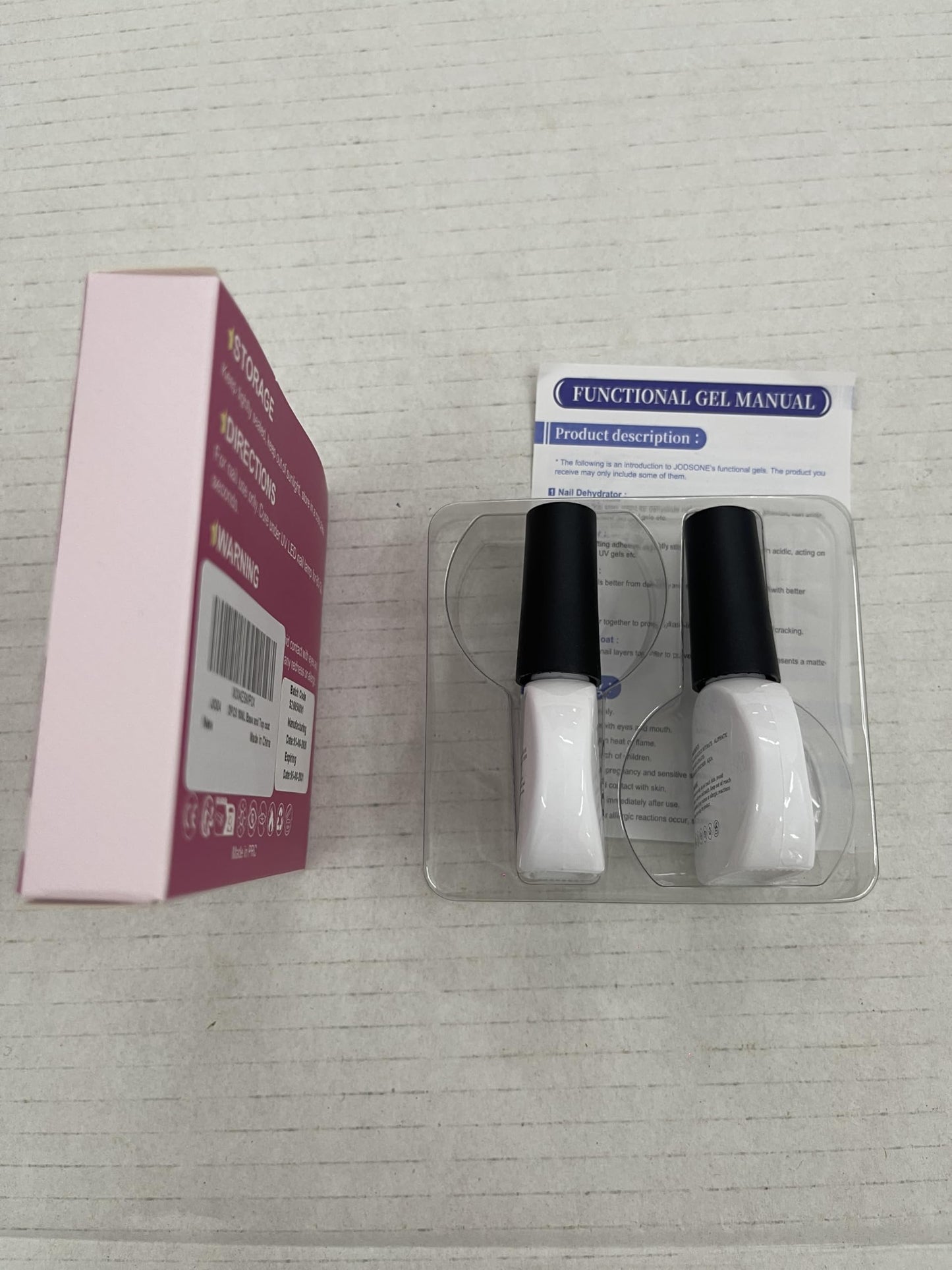 OpenLive 2 Bottle 10ml Gel Base Coat and Top Coat Set - No Wipe Quick Drying Long Lasting Glossy Gel Polish for Home DIY and Salon