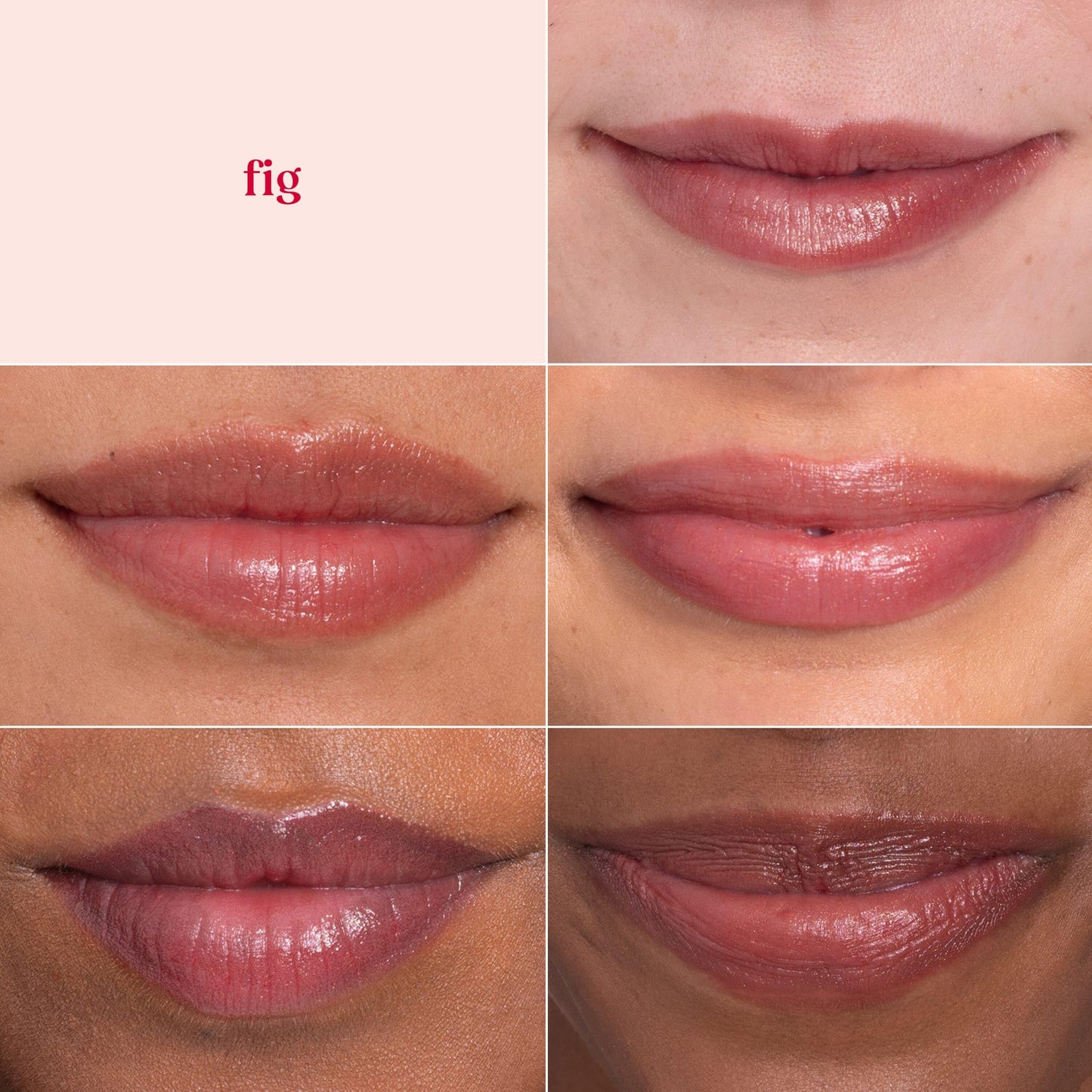 Burt's Bees Shimmer Lip Tint Set, Mothers Day Gifts, Tinted Lip Balm Stick, Moisturizing for All Day Hydration with Natural Origin Glowy Pigmented Finish & Buildable Color, Fig (4-Pack)