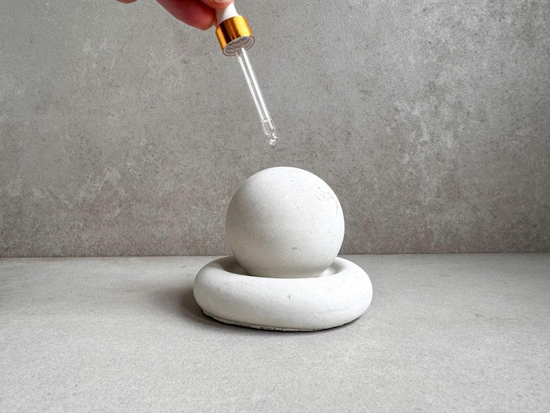 Concrete Essential Oil Diffuser, Aromatherapy Sphere, Passive Dome Diffuser, Cement Decor, Fragrance Air Freshener, Cement Diffuser Stone, Ball Ornament, Non-Electric Diffusing Stone