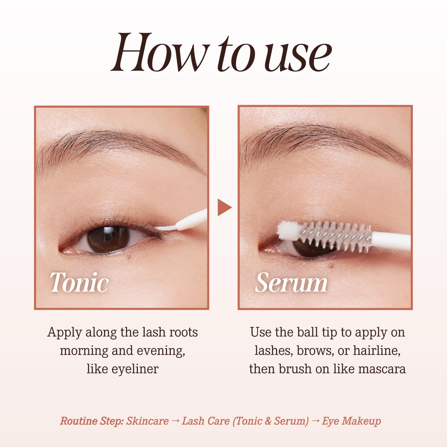 DEAR DAHLIA Dream Lash Dual Serum, 9mL - Premium Eyelash Enhancer for Longer, Fuller, Thicker Lashes. Non-Irritating Formula, Hydrating & Healthy-Looking, Easy Application