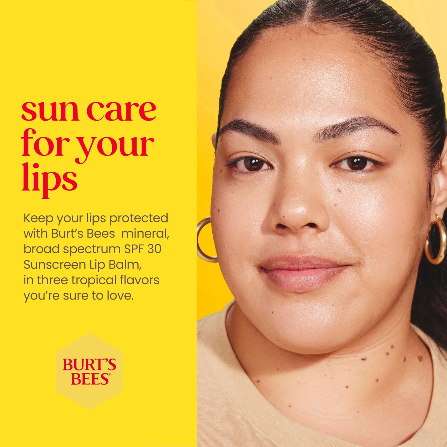 Burts Bees SPF 30 Lip Balm, Island Getaway, Coco Loco, Beaches & Cream, Tropic Like It's Hot, Water-Resistant Sun Care, Natural Origin Lip Treatment, 0.15 oz., Three Tubes