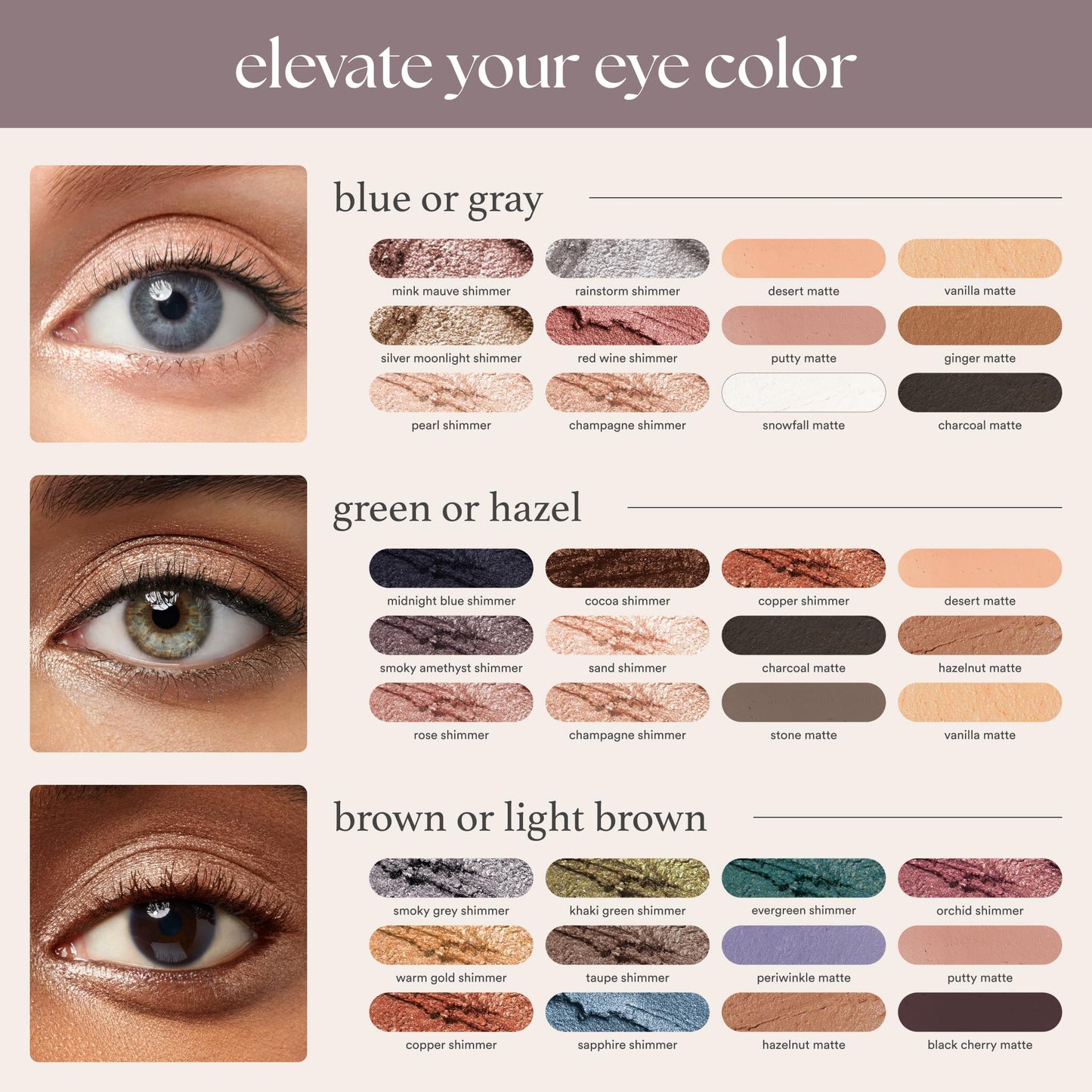 Julep Eyeshadow 101 Cream-to-Powder Waterproof Eyeshadow Stick – Pearl Shimmer – Long-Lasting, Buildable, Crease-Proof, Cruelty Free, Shimmer Finish with Built-In Smudger