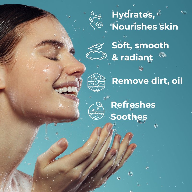Katz Beauty Vitamin Wash, 5 fl oz - Gentle Face Cleanser with Aloe, Angelica Root & Vitamin E for Sensitive, Oily & Dry Skin, Travel-Size Hydrating Wash