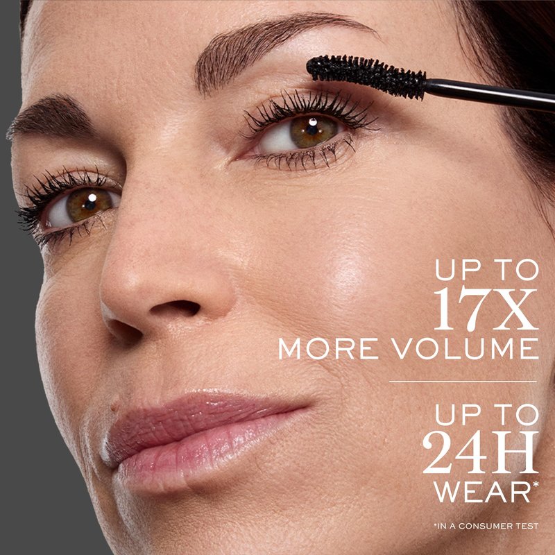 Lancôme Hypnôse Drama Extreme Volumizing Mascara - Up to 17x More Volume - Up to 24HR Wear- Lengthening & Volumizing - Dramatic Lash Look - Ultra Black - Suitable for Sensitive Eyes - Travel Size