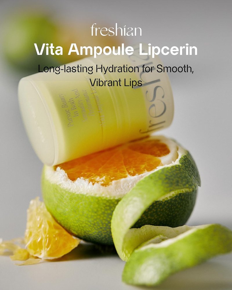 Vitamin Ampoule Lipcerin - Moisturizing & Nourishing Lip Gloss Balm | 0.5 Fl Oz, Vegan, Overnight Korean Skin Care