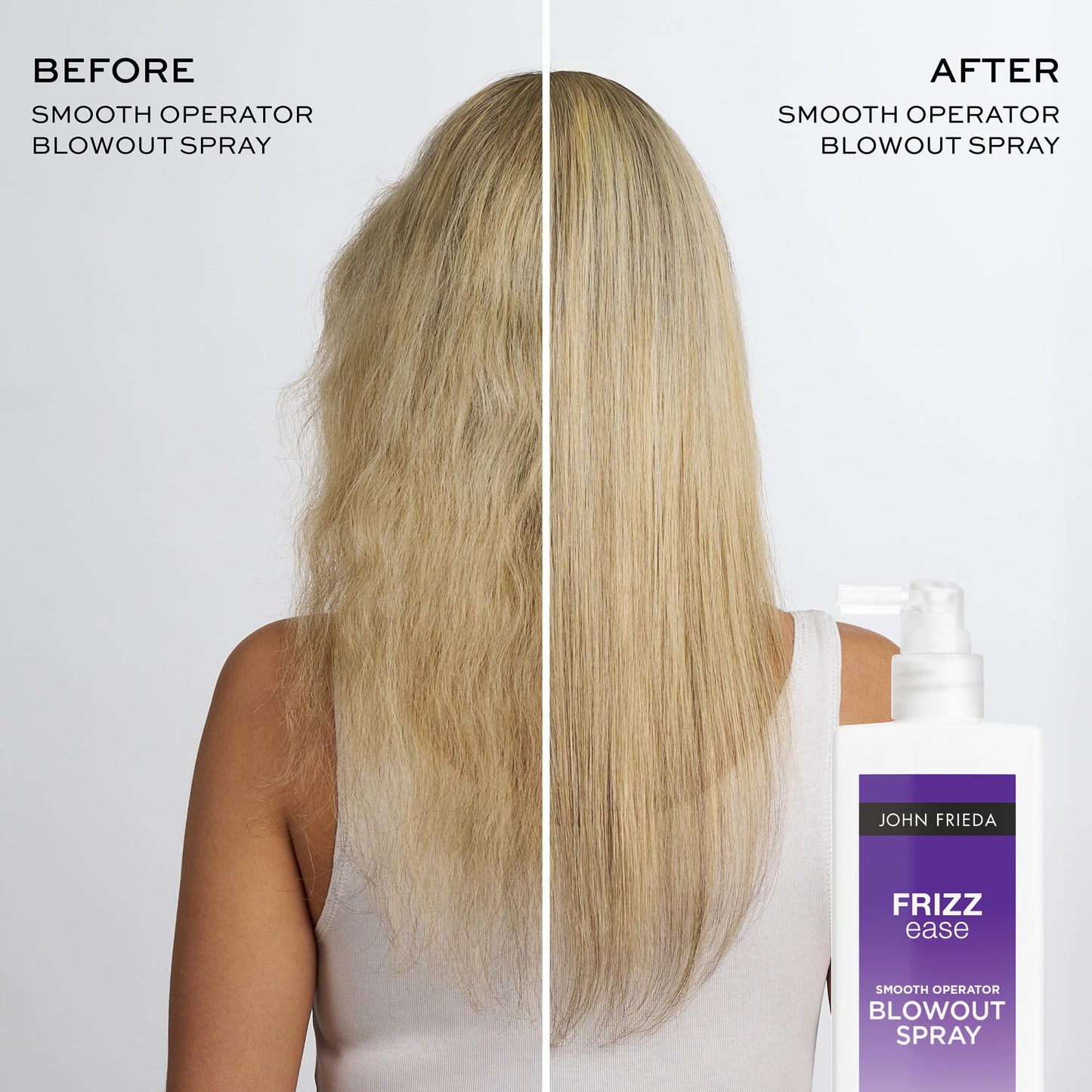 John Frieda Frizz Ease Smooth Operator Heat Protectant Spray, 6.77 fl oz