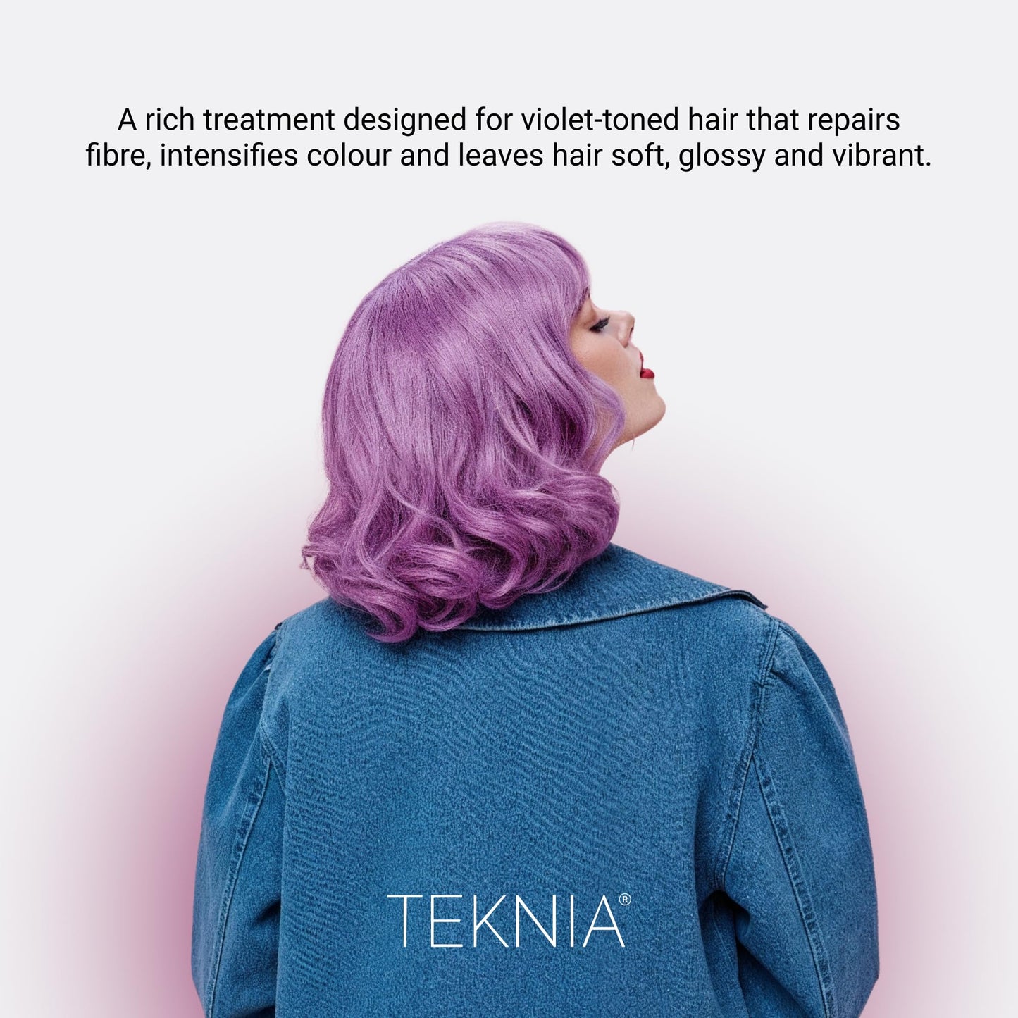 LAKMÉ Teknia Violet Lavender Color Refresh Hair Mask, Color Depositing Conditioner for Purple Hair, 8.5 Fl Oz