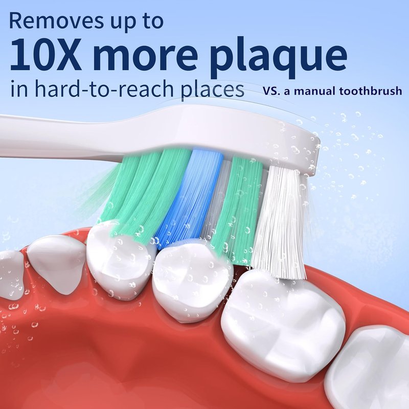 Replacement Toothbrush Heads for Philips Sonicare - 10 Pack Compatible Refills