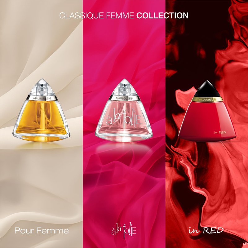 Mauboussin - A La Folie 100ml (3.3 Fl Oz) - Eau de Parfum for Women - Floral & Oriental Scents