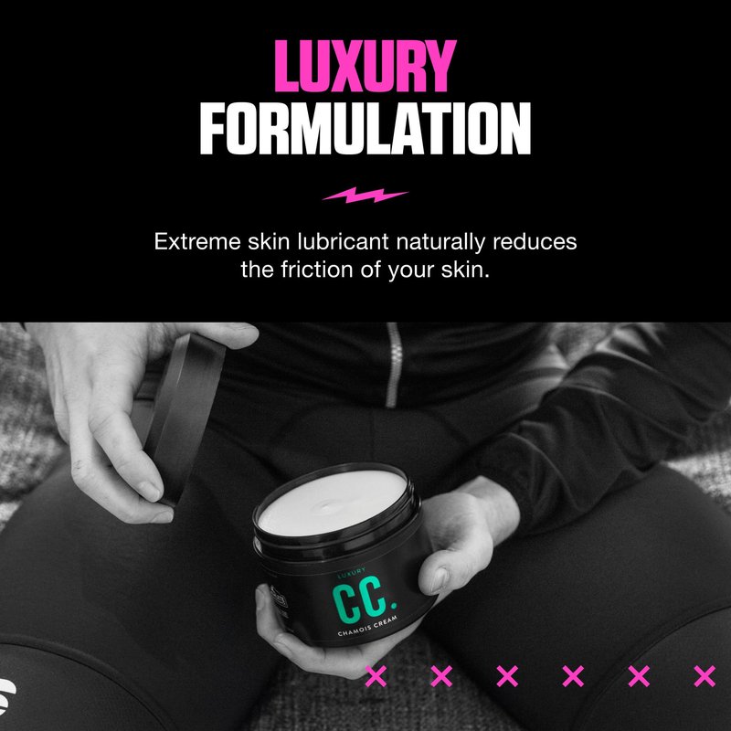Muc-Off Luxury Chamois Cream Cycling | Anti-Chafing, Moisturizing Formula | Long-Lasting Comfort & Protection | Ideal for Cyclists, Triathletes, and Runners (250 ml (Pack of 1))