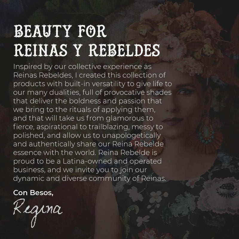 Reina Rebelde Fresa Bold Lip Color Stick High Pigmentation Deep Berry Red Lipstick/Moisturizing Full-Coverage with Satin Finish/High Density/Vegan & Cruelty, Paraben, Phthalate-Free