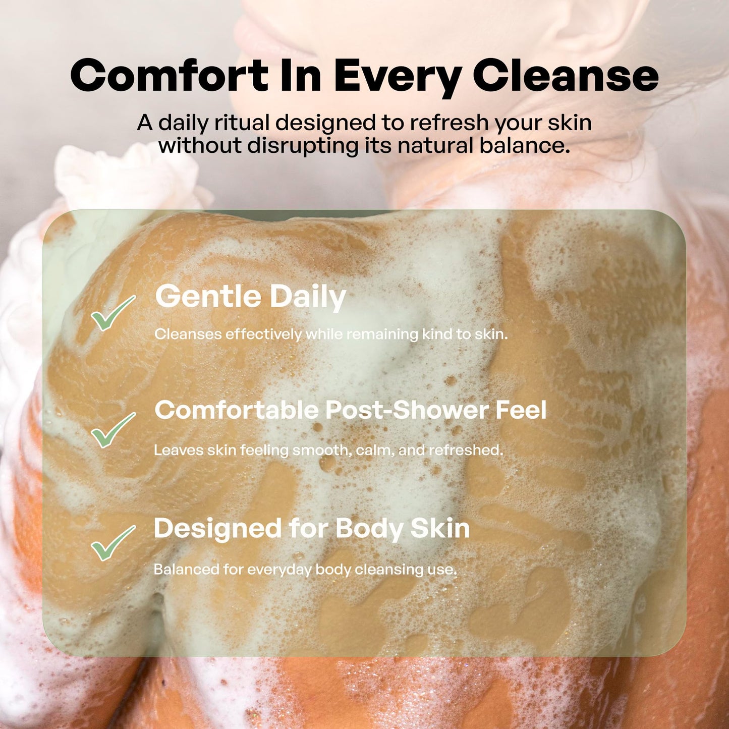 Elliqua No.3 Aloe Vera & Kaolin Clay Soothing Body Skincare Bar - Sulfate Free Cucumber Mint Scented Sensitive Skin Bar Soap - Non Toxic Purifying Triple Milled Plastic Free Body Wash Bar - 3.5 oz