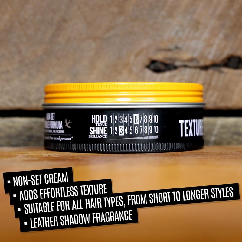 UPPERCUT DELUXE Texture Cream –Flexible, Reworkable Styling Cream for Men – Natural Matte Finish, Pliable Hold, Lightweight Hair Product – 3.5 oz / 100g