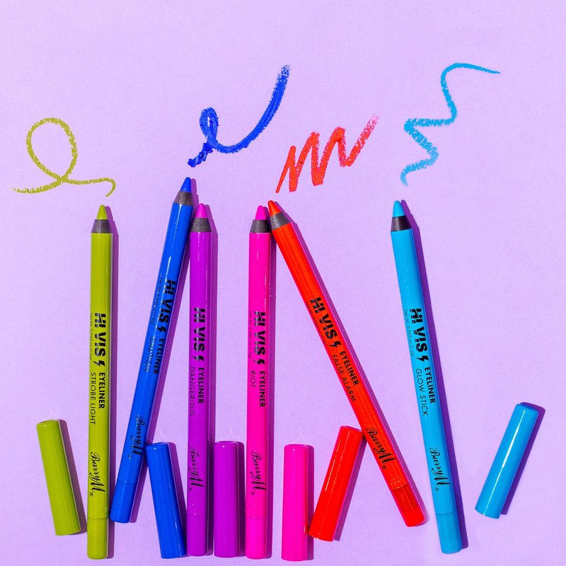 Barry M Cosmetics Hi Vis Bold Waterproof Eyeliner, Caution, 8.320 ml