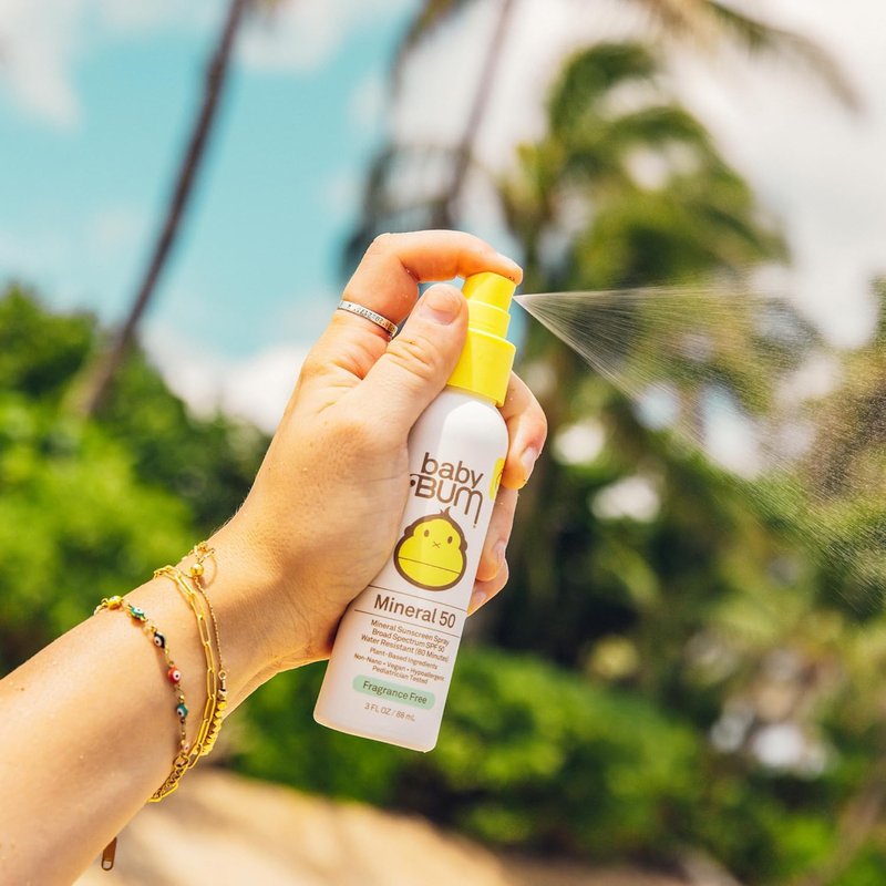Sun Bum Baby Bum SPF 50 Sunscreen Spray - Mineral UVA/UVB Protection for Sensitive Skin | Travel Size
