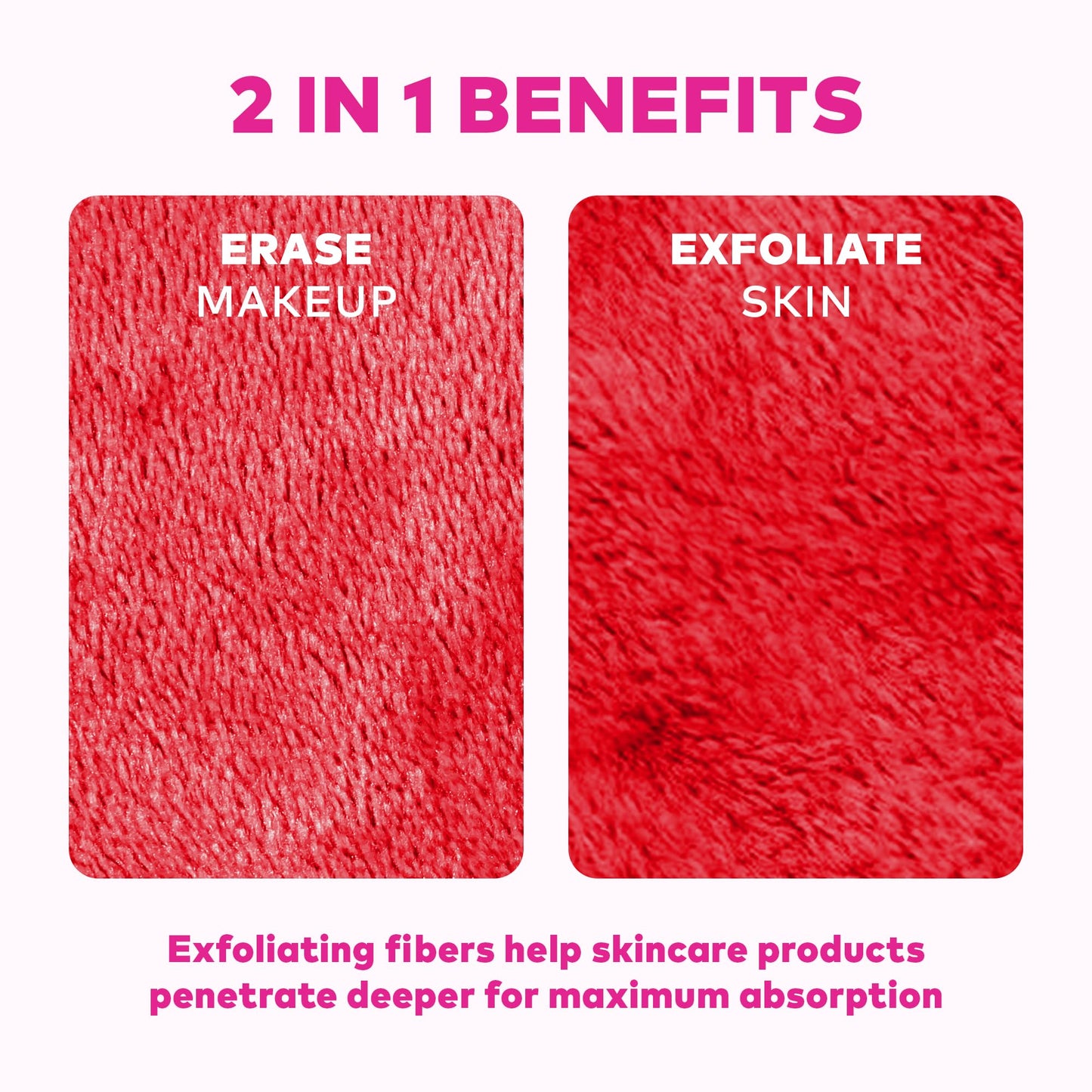 The Original MakeUp Eraser 7-Day Set, Erase All Makeup with Just Water, Including Waterproof Mascara, Eyeliner, Foundation, Lipstick, Sunscreen, and More! (Hello Kitty Classic), 7ct.