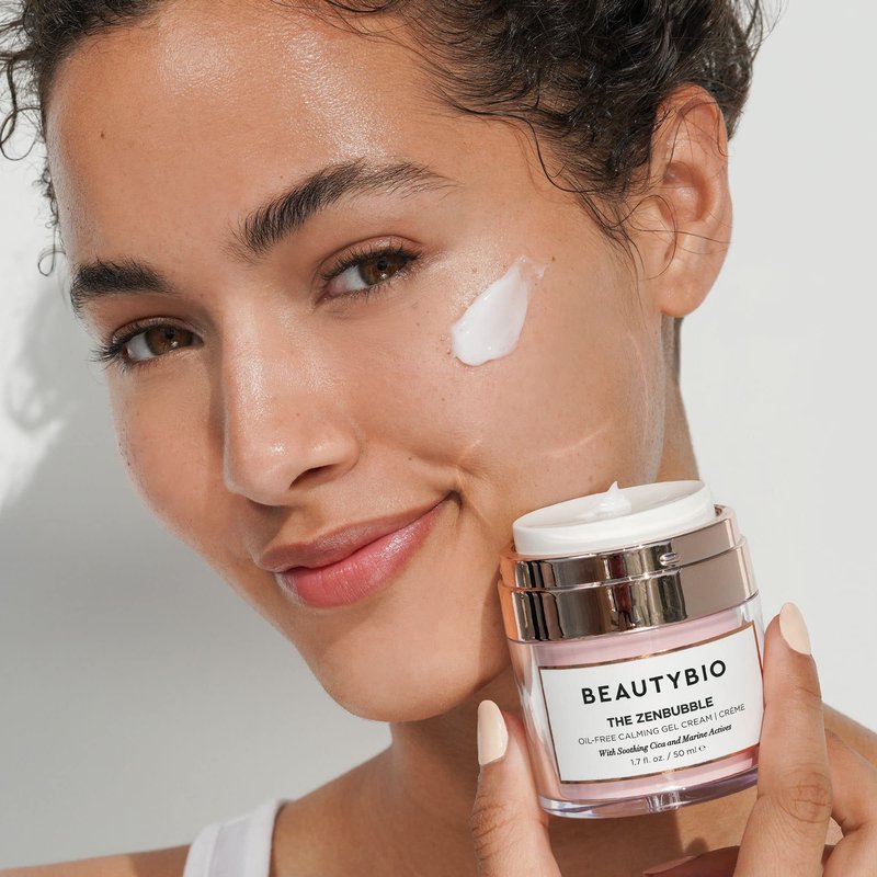 BeautyBio ZenBubble Oil-Free Calming Gel Cream. Calm and correct sensitive, blemish-prone skin