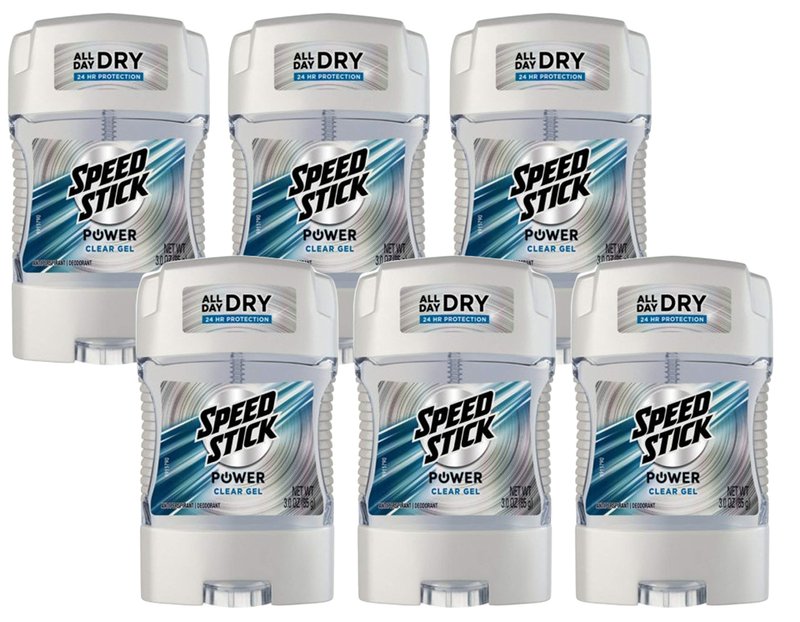 Mennen Speed Stick Power Antiperspirant Deodorant for Men, Ultimate Sport, 3 Oz, Pack of 6
